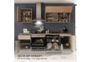 KOCHSTATION Küchenzeile Cocco 220 cm Weiß mit Induktion Bild 5
