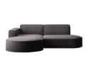 Kaiser Möbel Ecksofa MODENA STUDIO L-Form Cord Grau Bild 1