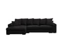Kaiser Möbel Ecksofa Gabon L-Form Schwarz ZOOM Stoff Schlaffunktion Bettkasten Bild 1