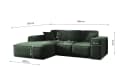 Kaiser Möbel Ecksofa Siena L-Form Stoff Bequem Modern Bild 1