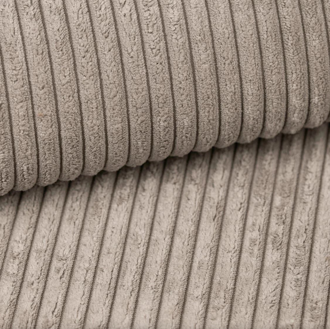 Kaiser Möbel Ecksofa U-Form BEST Cord Dunkelbeige mit Schlaffunktion - Bild 5