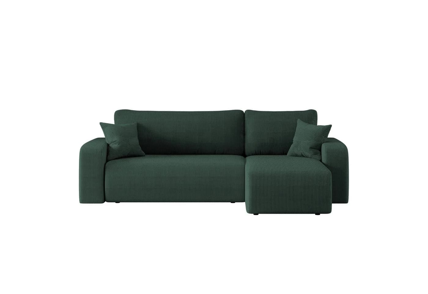 Kaiser Möbel Ecksofa MILANO L mit Schlaffunktion und Bettkasten
