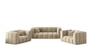 Kaiser Möbel Loungeset Sofagarnitur 2+1+1 Serie Grand Beige Bild 1