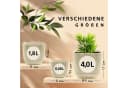 KONZEPT Blumentopf mit Untersetzer Grau Kunststoff 2in1 Bild 1