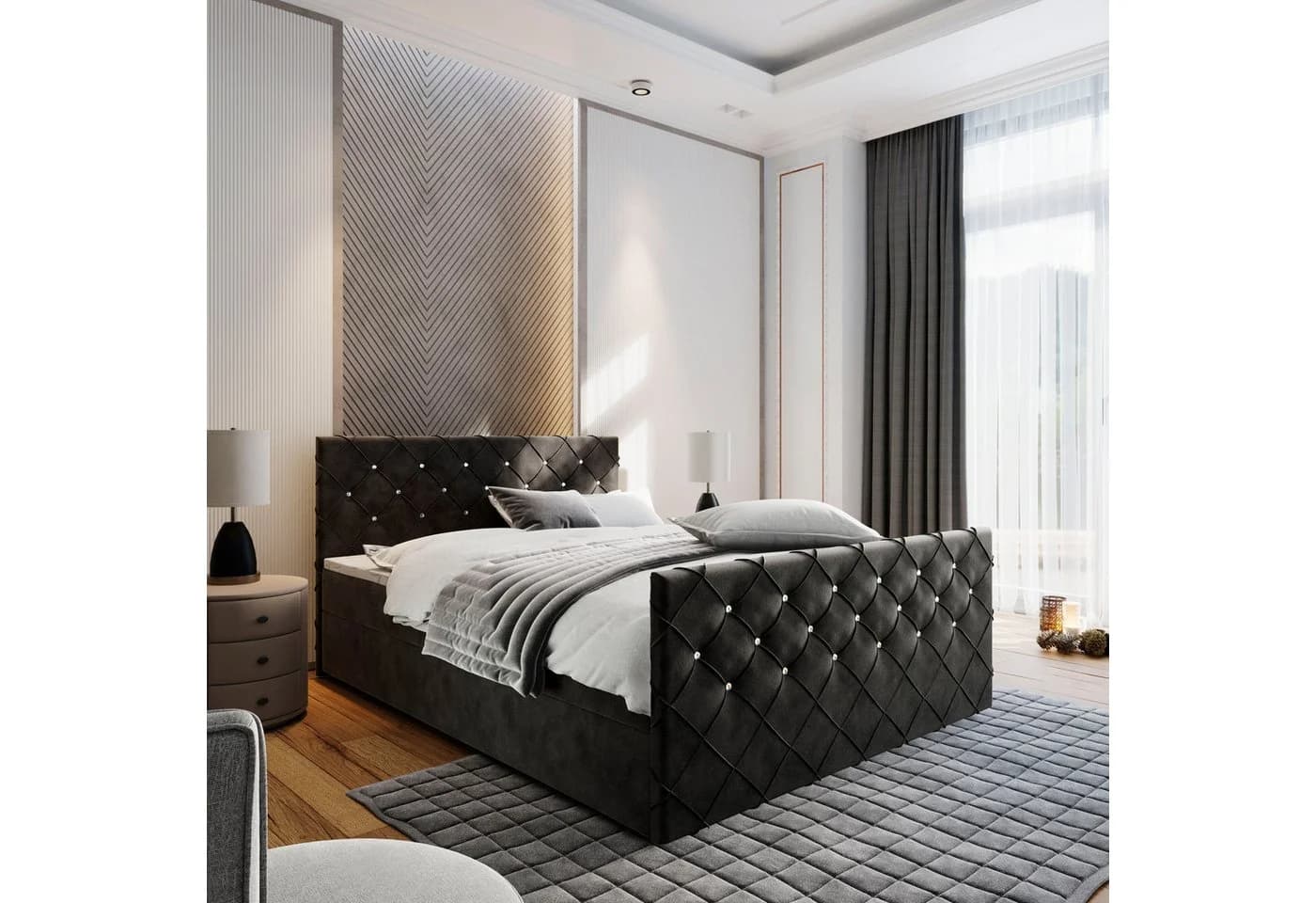 Masseno Boxbett MANDI mit Bonell-Matratze und Topper - Bild 2