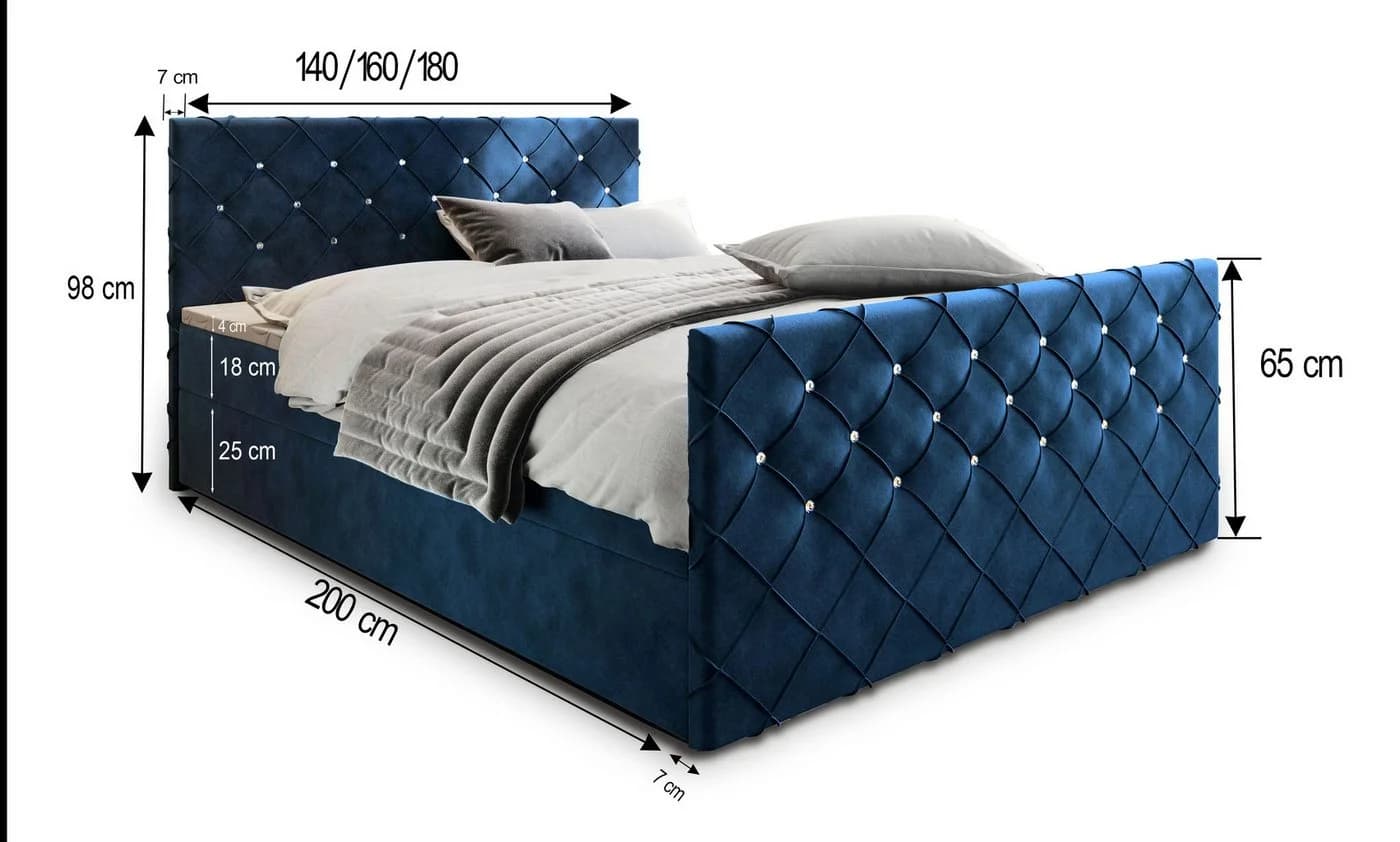 Masseno Boxbett MANDI mit Bonell-Matratze und Topper - Bild 3