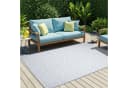 Tapiso Outdoorteppich IBIZA Ethno-Muster Grau Beige Blau Grün Schwarz Bild 1