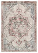 Tapiso Teppich RETRO Kurzflor Grau Bild 2