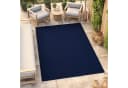Tapiso Outdoorteppich MONO Marineblau Modern Einfarbig Bild 1