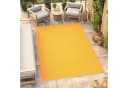 Tapiso Outdoorteppich MONO Gelb Modern Einfarbig Bild 1