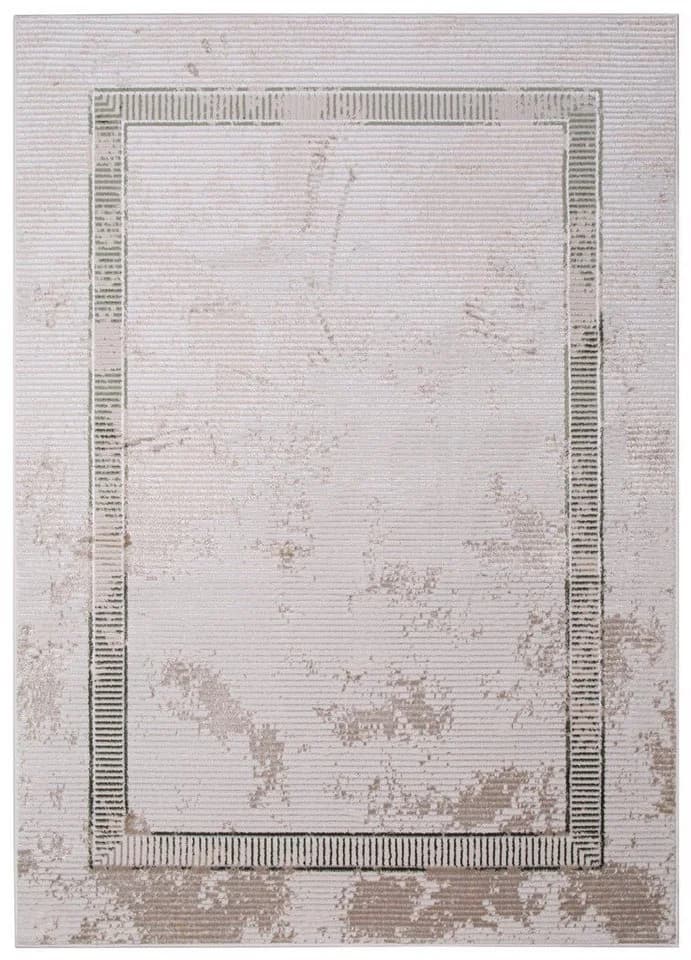 Tapiso Designteppich CRYSTAL Beige/Grün Kurzflor - Bild 2