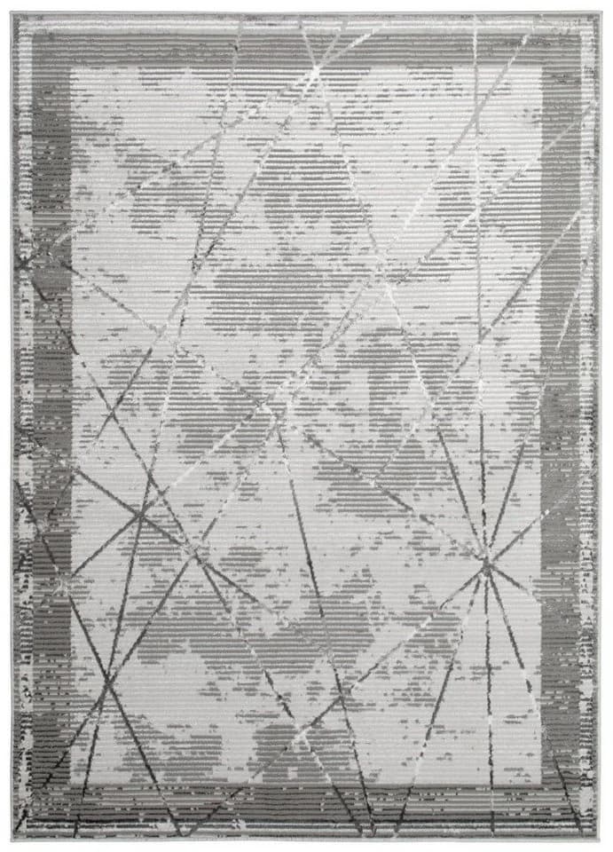 Tapiso Teppich CRYSTAL Grau Modern 3D-Effekt Polyester - Bild 2