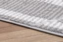 Tapiso Teppich CRYSTAL Grau Modern 3D-Effekt Polyester Bild 4