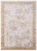 Tapiso Designteppich CRYSTAL Beige/Gold Kurzflor mit Schimmereffekt Bild 2