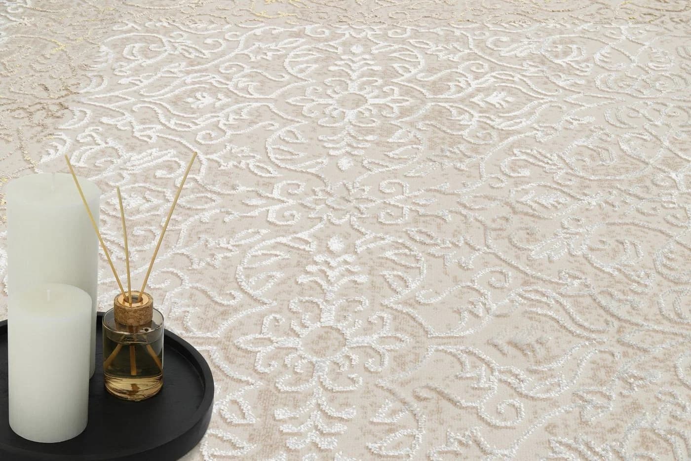 Tapiso Teppich ARES Creme 8 mm Flor - Bild 3