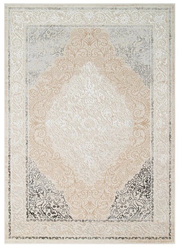 Tapiso Teppich ARES Rechteckig Grau Beige 8mm Flor - Bild 2
