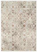 Tapiso Teppich RETRO Kurzflor Beige Grau Blau Retro Design Bild 2