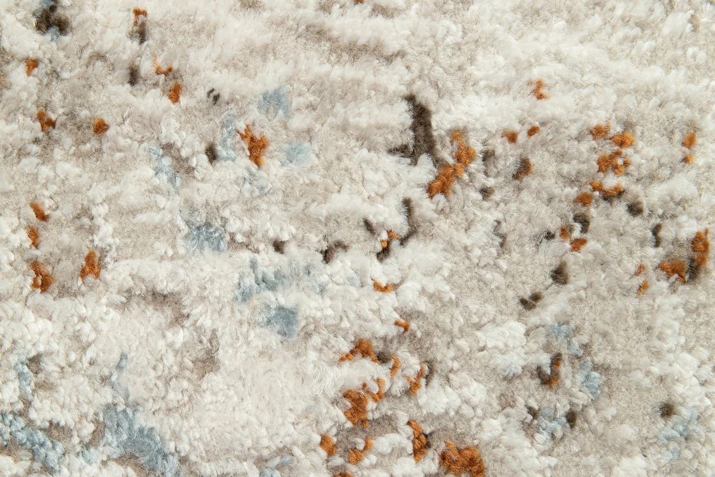 Tapiso Teppich RETRO Kurzflor Beige Grau Blau Retro Design - Bild 3