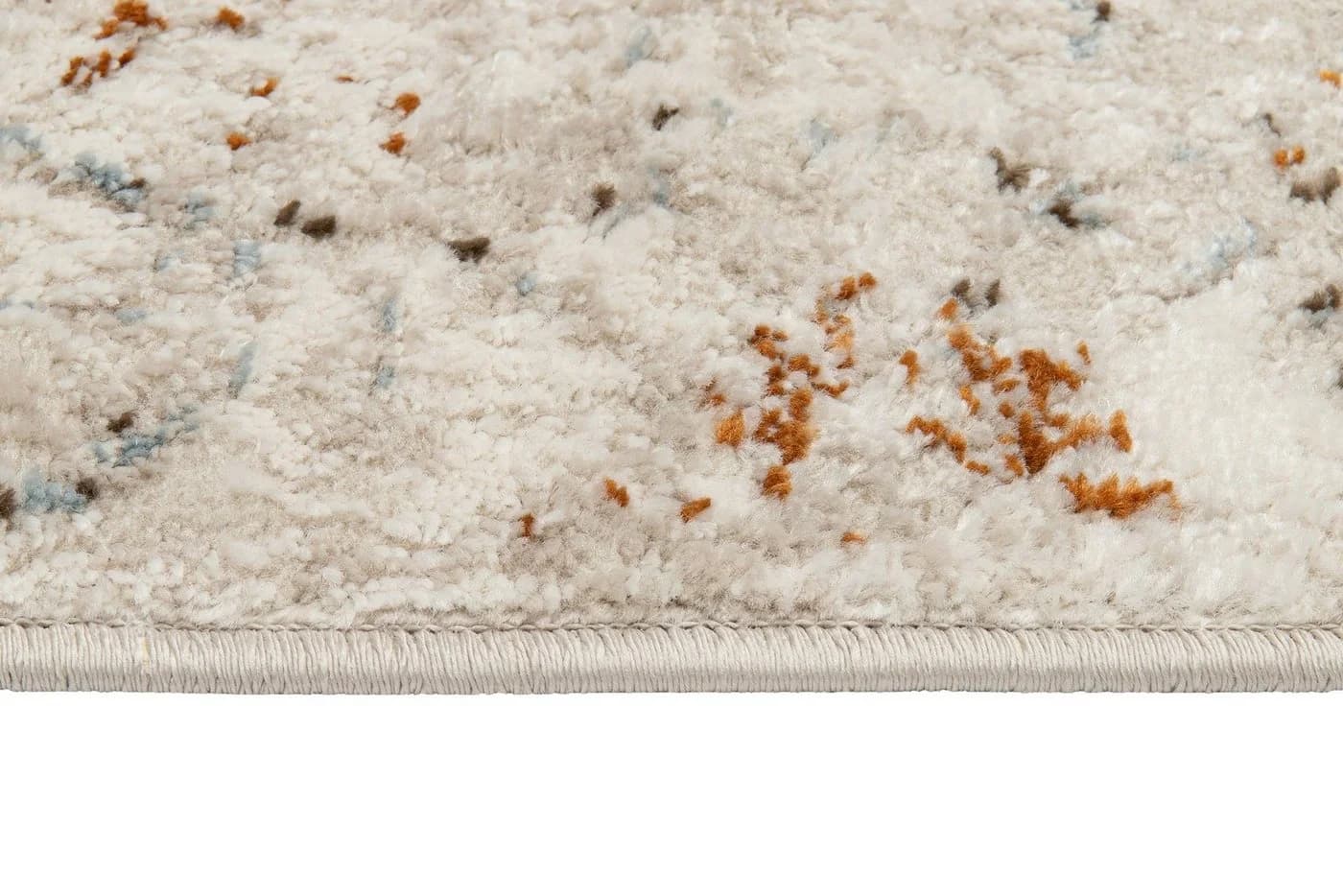 Tapiso Teppich RETRO Kurzflor Beige Grau Blau Retro Design - Bild 5