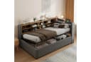 Celya Polsterbett Schlafsofa 90x200 cm Mit Hydraulischem Stauraum Bild 5
