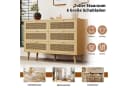 Celya Kommode Sideboard 6 Schubladen Walnuss Holz Bild 3