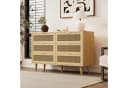 Celya Kommode Sideboard 6 Schubladen Walnuss Holz Bild 5