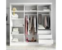 A&J MöbelLand Schiebetürenschrank AURELIA 1 mit Spiegel & 3 Schubladen Bild 3