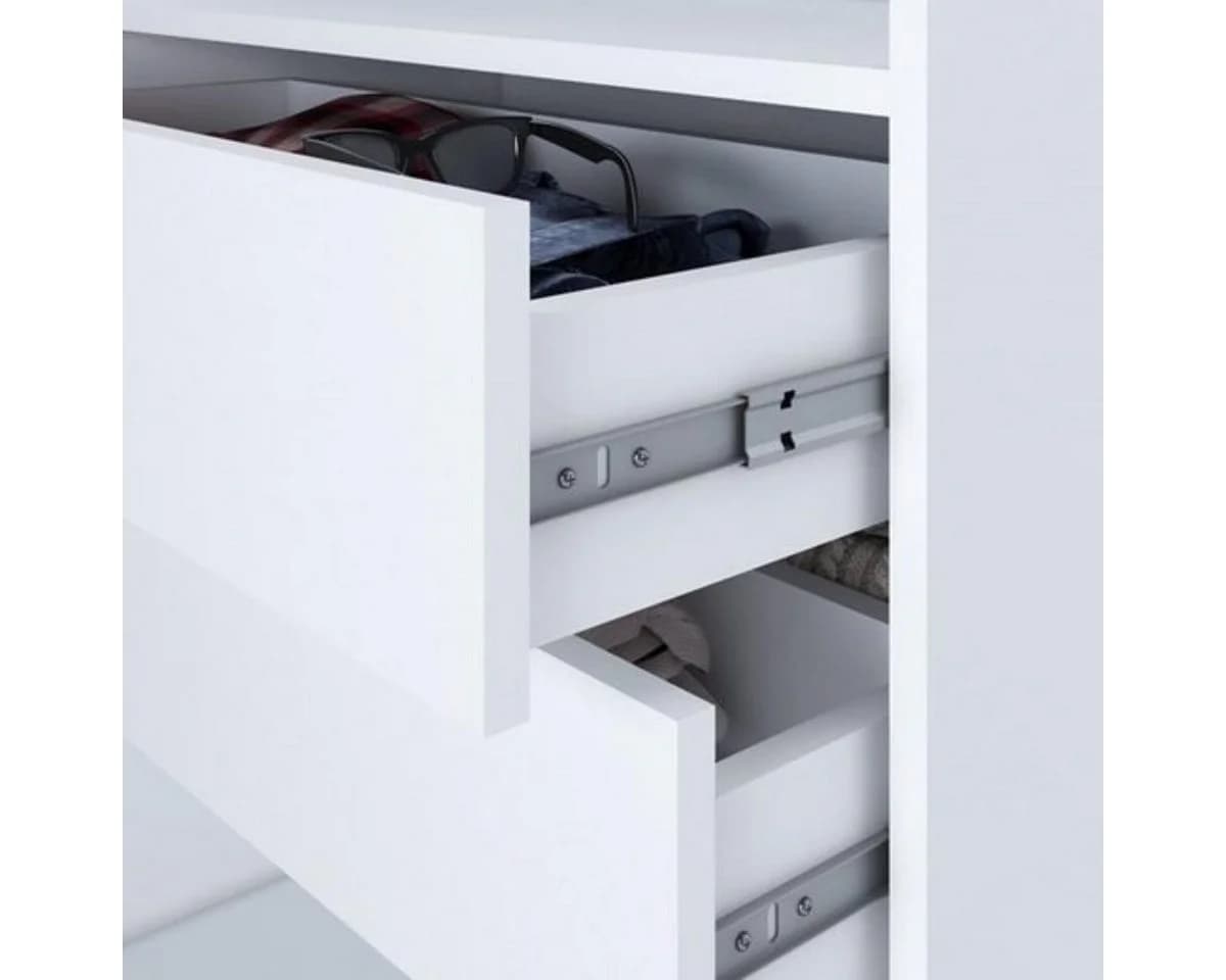 A&J MöbelLand Schiebetürenschrank AURELIA 1 mit Spiegel & 3 Schubladen - Bild 5