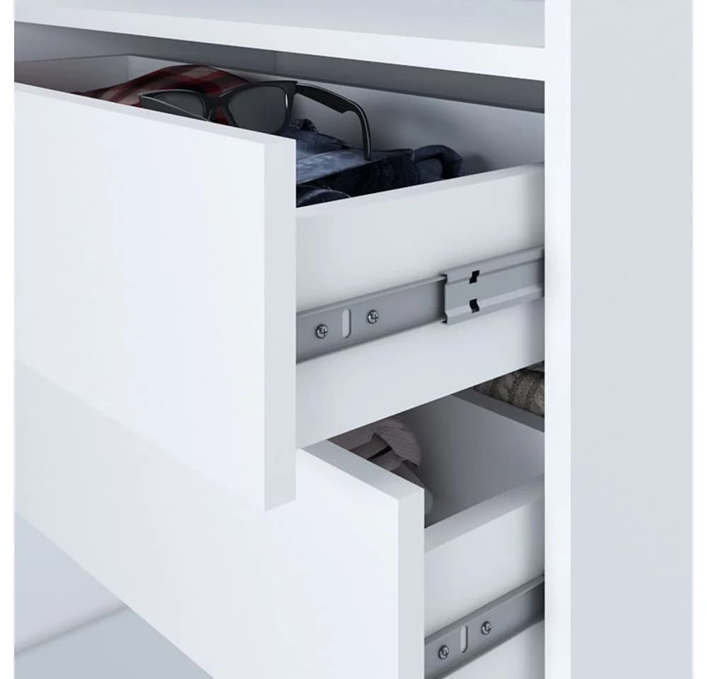 A&J MöbelLand VIDA Schiebetürenschrank 3-türig mit Spiegel - Bild 5