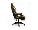 Wisam Gaming-Stuhl mit Fußstütze und Neigungsfunktion Schwarz/Gelb Bild 5