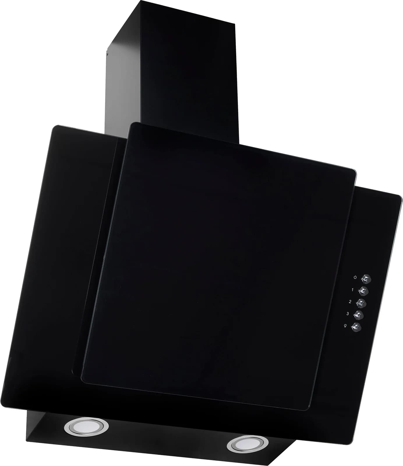 AMICA Kaminhaube KHF 663 500 S silber schwarz 60cm