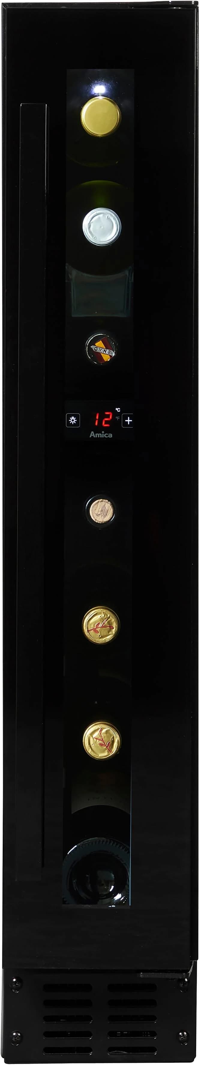 AMICA Weinkühlschrank WK 341 100-1 S Schwarz Kompressorkühlung