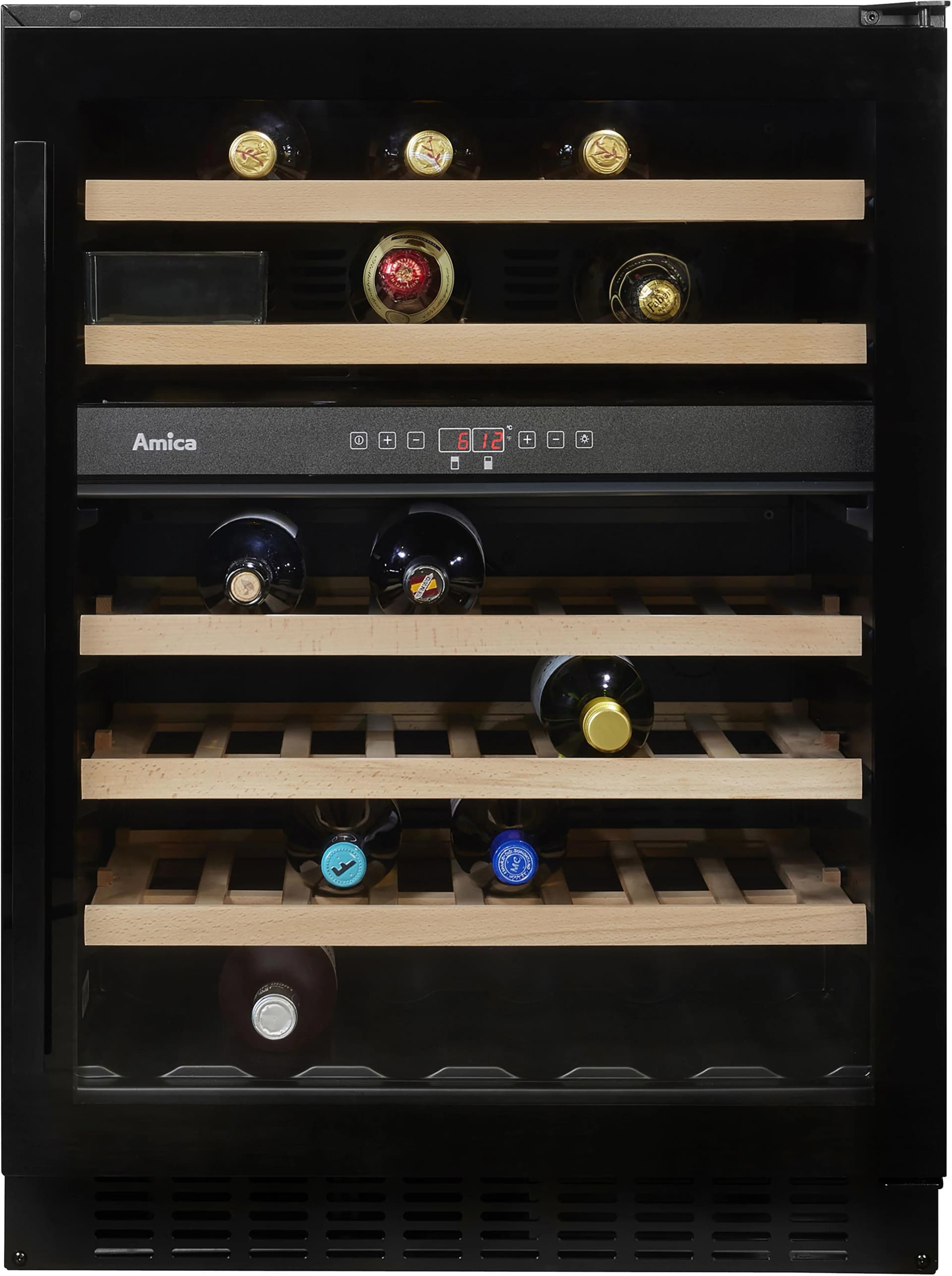 AMICA Weinkühlschrank WK 341 110-1 S / WBB 4661 ADB Schwarz
