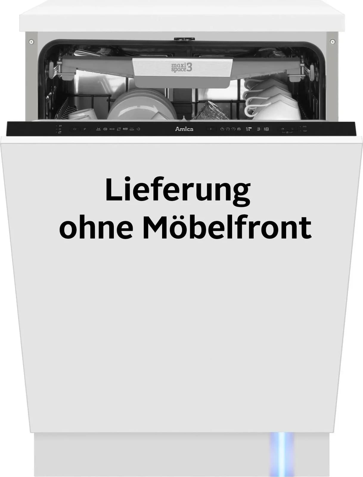 AMICA Geschirrspüler EGSPV 594 400 Vollintegrierbar LED-Display