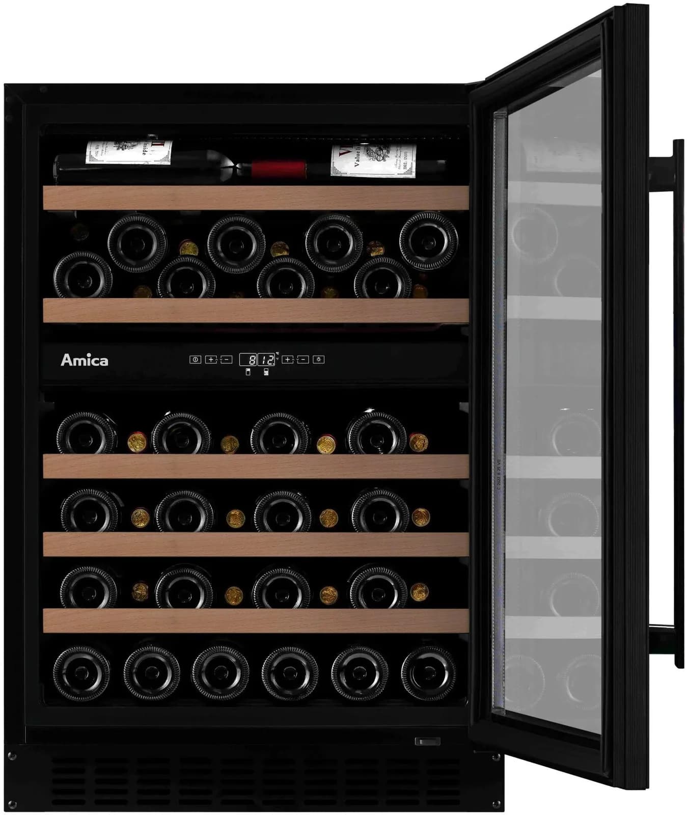AMICA Einbauweinkühlschrank WK 341 118 S - Schwarz