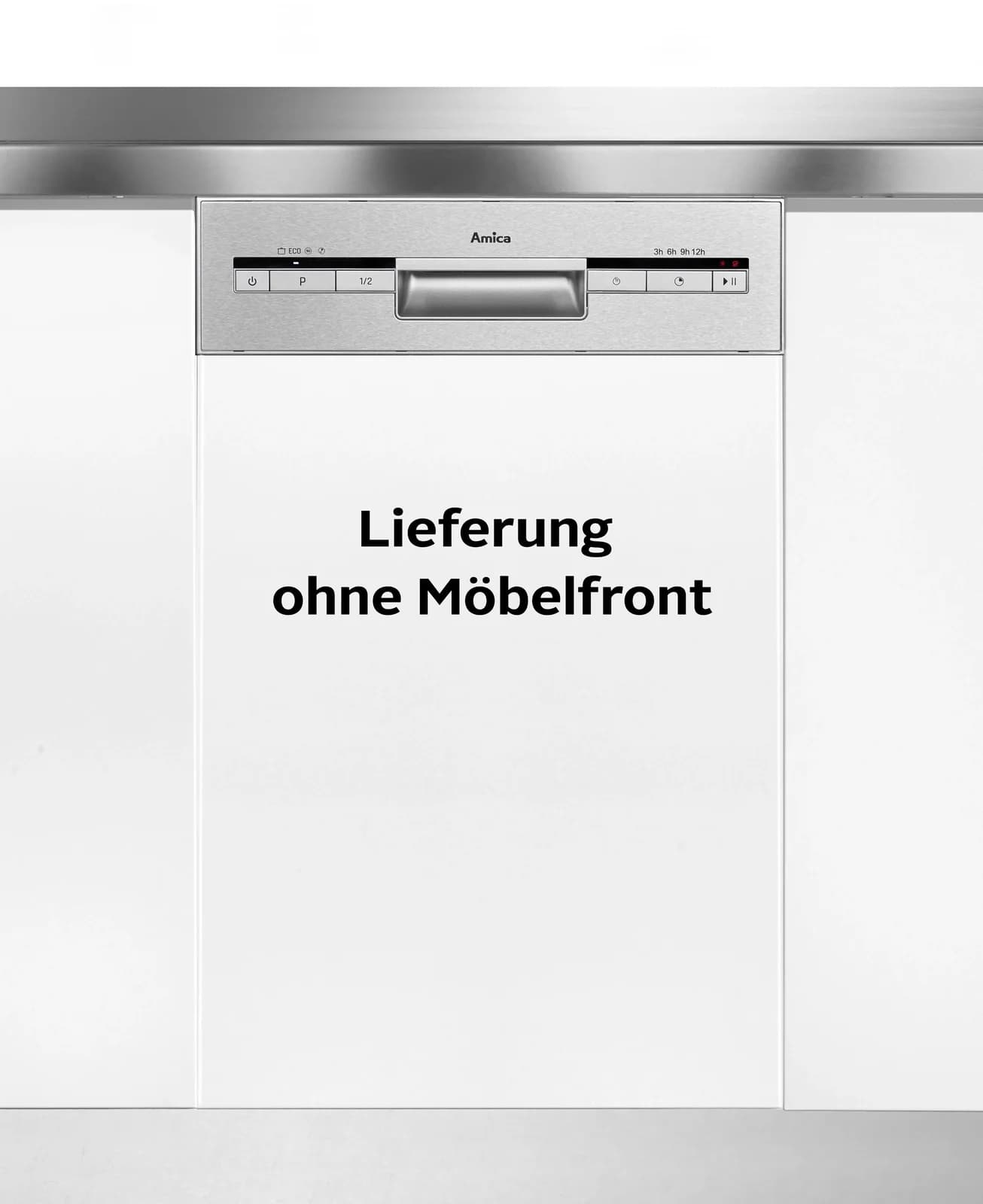 AMICA teilintegrierbarer Geschirrspüler EGSP 569 900 E silber