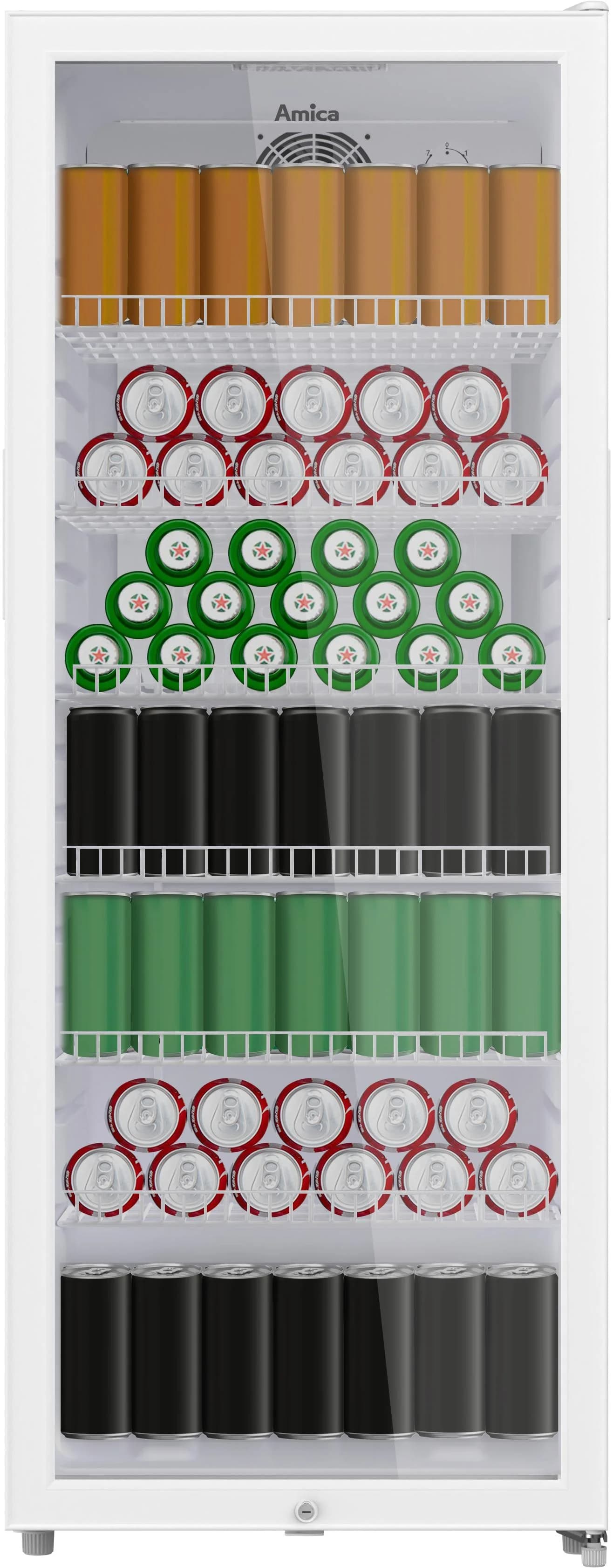 AMICA Getränkekühlschrank FK 344 150 W Weiß
