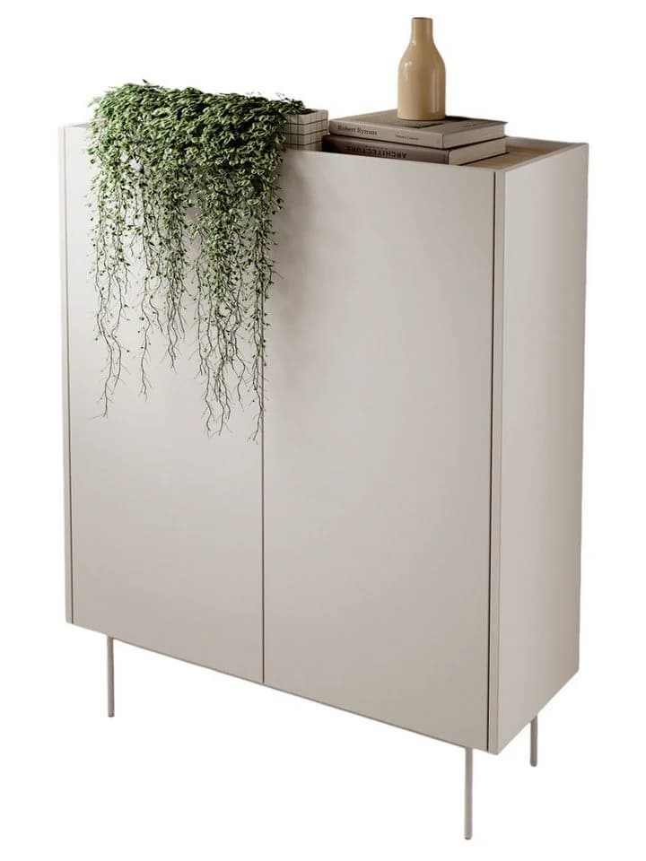 Compleo Kommode ZOTI Modern Beige/Eiche Ohne Griffe - Bild 2