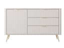 Compleo Kommode Modern Beige mit Schubladen und Drehtür Bild 4