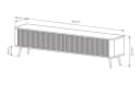 Compleo TV-Schrank BELLO Beige Modern Zweiteilig Bild 5