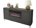 Compleo Kommode mit elektrischem Kamin und LED-Beleuchtung Modern Bild 2