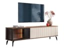 Compleo TV-Schrank VIVIN dreitürig mit geriffelter Front Bild 2