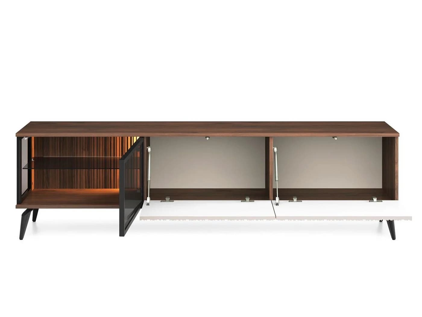 Compleo TV-Schrank VIVIN dreitürig mit geriffelter Front - Bild 4