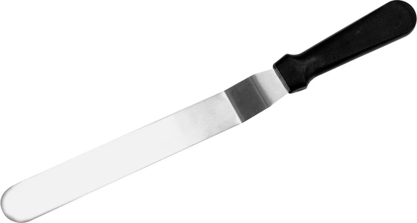 TRIZERATOP Teigschaber Edelstahl Schwarz 385mm