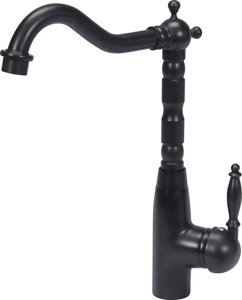 TRIZERATOP Küchenarmatur RETRO BLACK Retro Einhebelmischer Messing - Bild 2