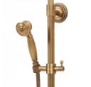TRIZERATOP Duschsäule RETRO BRONZE mit Regenbrause und Luftsprudler Bild 1