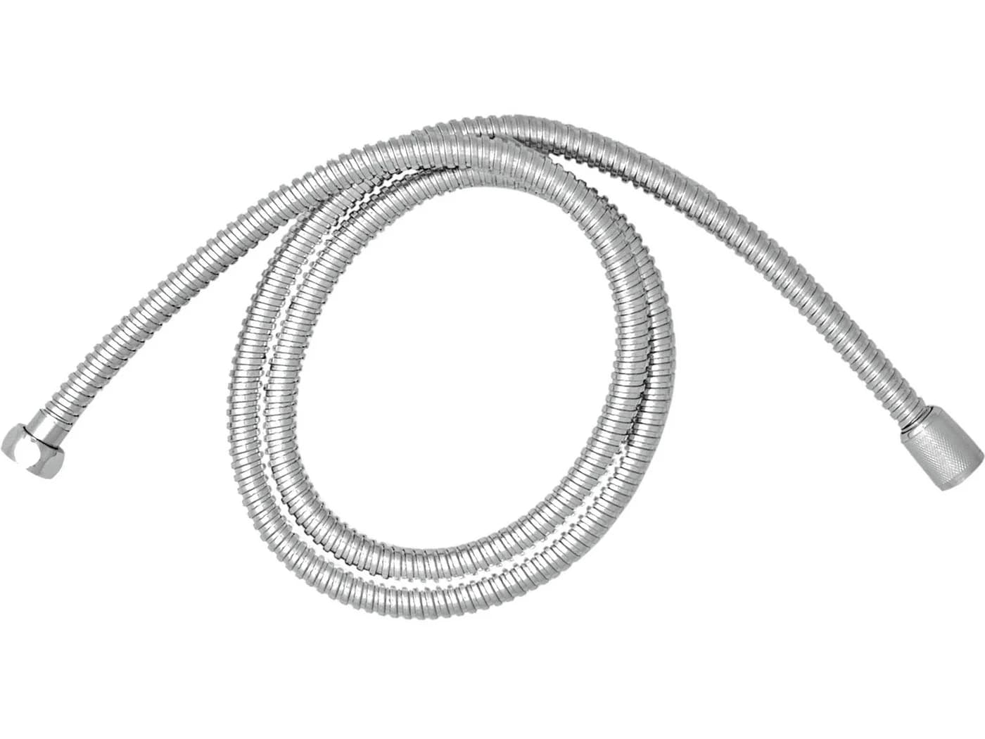 TRIZERATOP Brauseschlauch Edelstahl Chrom G1/2