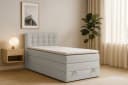 Deine Möbel 24 Boxspringbett JUNG 1 mit Bettkasten & Topper Bild 1