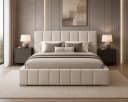 MARPUR Polsterbett ALMA Beige mit Bettkasten und Lattenrost Bild 3