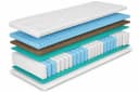 MARPUR Taschenfederkernmatratze 7 Zonen Premium Kokos Weiß H3/H4 Bild 1